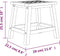vidaXL - Opstapkrukje - 29x22,5x25,5 - cm - massief - walnotenhout