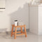 vidaXL - Opstapkrukje - 29x22,5x25,5 - cm - massief - walnotenhout