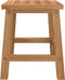vidaXL - Opstapkrukje - 29x22,5x25,5 - cm - massief - walnotenhout