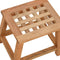 vidaXL - Opstapkrukje - 29x22,5x25,5 - cm - massief - walnotenhout