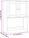 vidaXL - Opzetkast - ALTA - 77x30x92 - cm - massief - grenenhout