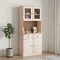 vidaXL - Opzetkast - ALTA - 77x30x92 - cm - massief - grenenhout