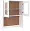vidaXL - Opzetkast - ALTA - 77x30x92 - cm - massief - grenenhout - wit