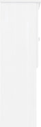 vidaXL - Opzetkast - ALTA - 77x30x92 - cm - massief - grenenhout - wit