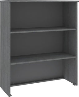 vidaXL - Opzetkast - HAMAR - 85x35x100 - cm - massief - grenenhout - donkergrijs