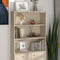 vidaXL - Opzetkast - HAMAR - 85x35x100 - cm - massief - grenenhout - honingbruin