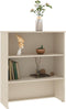 vidaXL - Opzetkast - HAMAR - 85x35x100 - cm - massief - grenenhout - honingbruin