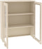 vidaXL - Opzetkast - HAMAR - 85x35x100 - cm - massief - grenenhout - honingbruin
