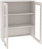 vidaXL - Opzetkast - HAMAR - 85x35x100 - cm - massief - grenenhout - wit