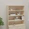 vidaXL - Opzetkast - HAMAR - 90x30x100 - cm - massief - grenenhout - honingbruin