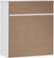vidaXL - Opzetkast - MOLDE - 90x35x100 - cm - massief - grenenhout - wit