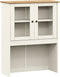 vidaXL - Opzetkast - VIGO - 78x30x100 - cm - massief - grenenhout - wit
