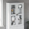 vidaXL - Opzetkast - VIKEN - massief - grenenhout - wit