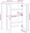 vidaXL - Opzetkast - VIKEN - massief - grenenhout - wit