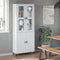 vidaXL - Opzetkast - VIKEN - massief - grenenhout - wit