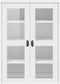 vidaXL - Opzetkast - VIKEN - massief - grenenhout - wit