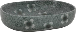 vidaXL - Opzetwasbak - ovaal - 59x40x14 - cm - keramiek - blauw