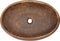 vidaXL - Opzetwasbak - ovaal - 59x40x15 - cm - keramiek - bruin