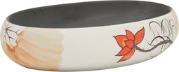 vidaXL - Opzetwasbak - ovaal - 59x40x15 - cm - keramiek - meerkleurig