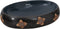vidaXL - Opzetwasbak - ovaal - 59x40x15 - cm - keramiek - zwart - en - blauw