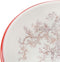 vidaXL - Opzetwasbak - rond - Φ41x14 - cm - keramiek - wit - en - rood