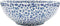 vidaXL - Opzetwasbak - rond - Φ41x14 - cm - keramiek - wit - en - blauw
