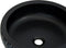vidaXL - Opzetwasbak - rond - Φ41x14 - cm - keramiek - zwart - en - blauw