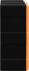 vidaXL - Organiser - met - 16 - medium - lades - 52x16x37 - cm