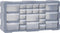vidaXL - Organiser - met - 16 - medium - lades - 52x16x37 - cm