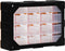 vidaXL - Organiser - met - 16 - medium - lades - 52x16x37 - cm