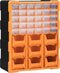 vidaXL - Organiser - met - 16 - medium - lades - 52x16x37 - cm
