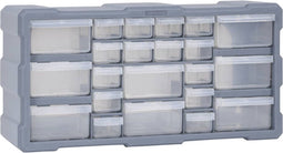 vidaXL - Organiser - met - 22 - lades - 49x16x25,5 - cm