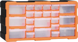 vidaXL - Organiser - met - 22 - lades - 49x16x25,5 - cm