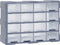vidaXL - Organiser - met - 22 - lades - 49x16x25,5 - cm