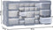 vidaXL - Organiser - met - 22 - lades - 49x16x25,5 - cm