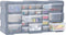 vidaXL - Organiser - met - 22 - lades - 49x16x25,5 - cm