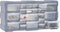 vidaXL - Organiser - met - 22 - lades - 49x16x25,5 - cm