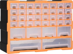 vidaXL - Organiser - met - 38 - lades - 52x16x37,5 - cm