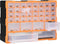 vidaXL - Organiser - met - 38 - lades - 52x16x37,5 - cm