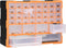 vidaXL - Organiser - met - 39 - lades - 38x16x47 - cm