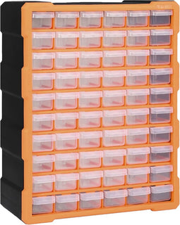 vidaXL - Organiser - met - 60 - lades - 38x16x47,5 - cm