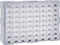 vidaXL - Organiser - met - 64 - lades - 52x16x37,5 - cm
