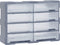 vidaXL - Organiser - met - 64 - lades - 52x16x37,5 - cm