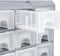 vidaXL - Organiser - met - 64 - lades - 52x16x37,5 - cm