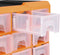 vidaXL - Organiser - met - 64 - lades - 52x16x37,5 - cm
