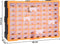vidaXL - Organiser - met - 64 - lades - 52x16x37,5 - cm