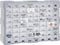 vidaXL - Organiser - met - 64 - lades - 52x16x37,5 - cm