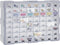 vidaXL - Organiser - met - 64 - lades - 52x16x37,5 - cm