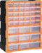 vidaXL - Organiser - met - 8 - grote - lades - 52x16x37 - cm