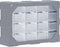 vidaXL - Organiser - met - 8 - grote - lades - 52x16x37 - cm